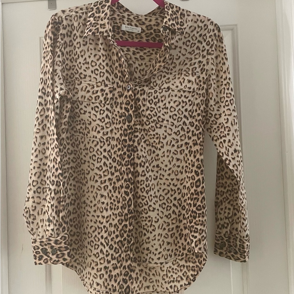 Equipment silk blouse